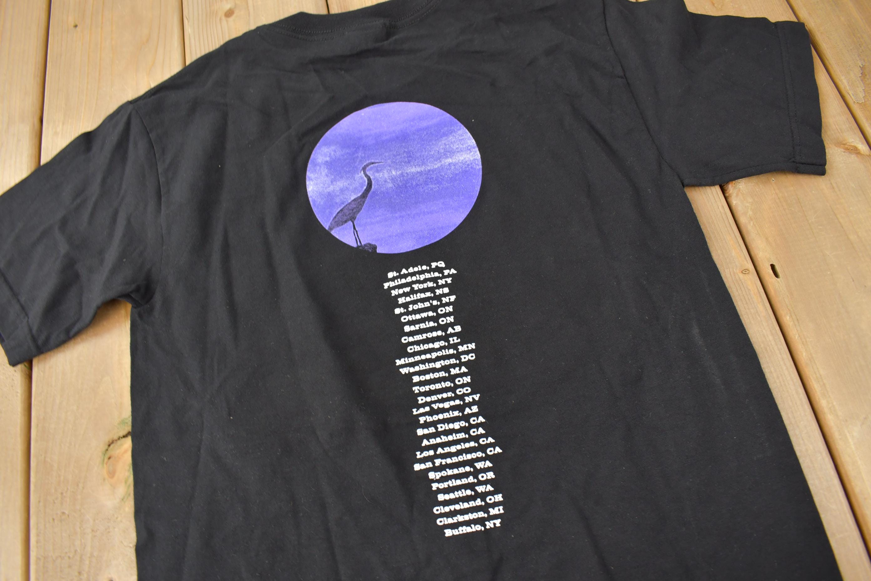 Vintage 2002 Deadstock The Tragically Hip In Violet Light Band Tee Size Small