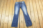 Vintage Y2K Miss Me Bedazzled Low Rise Jeans Size 30 x 31