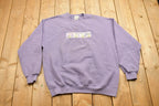 Vintage 1990s Floral Embroidered Crewneck Sweater