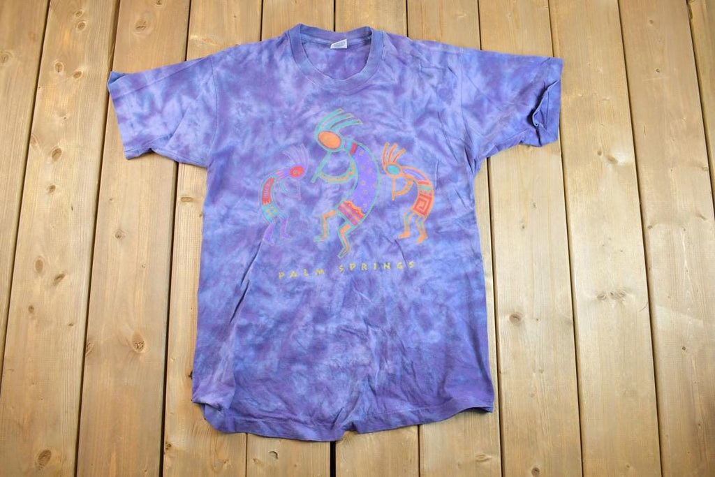 Vintage 1990s Palm Springs Tye Dye Souvenir T-Shirt