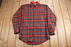 Vintage 1990s Pendleton Tartan Plaid Button Up Shirt