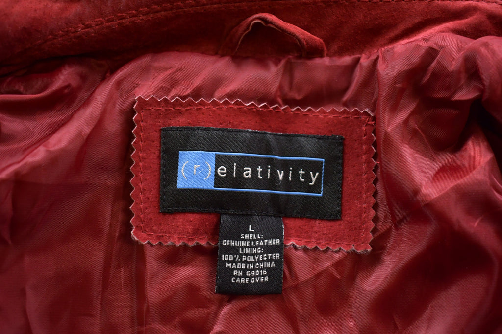 Vintage 1990s Relativity Genuine Leather Jacket