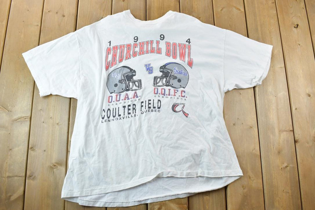 Vintage 1994 Churchill Bowl University Football Collegiate T-Shirt
