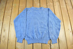 Vintage 1990s Arcadia Knit Crewneck Sweater Men's Large