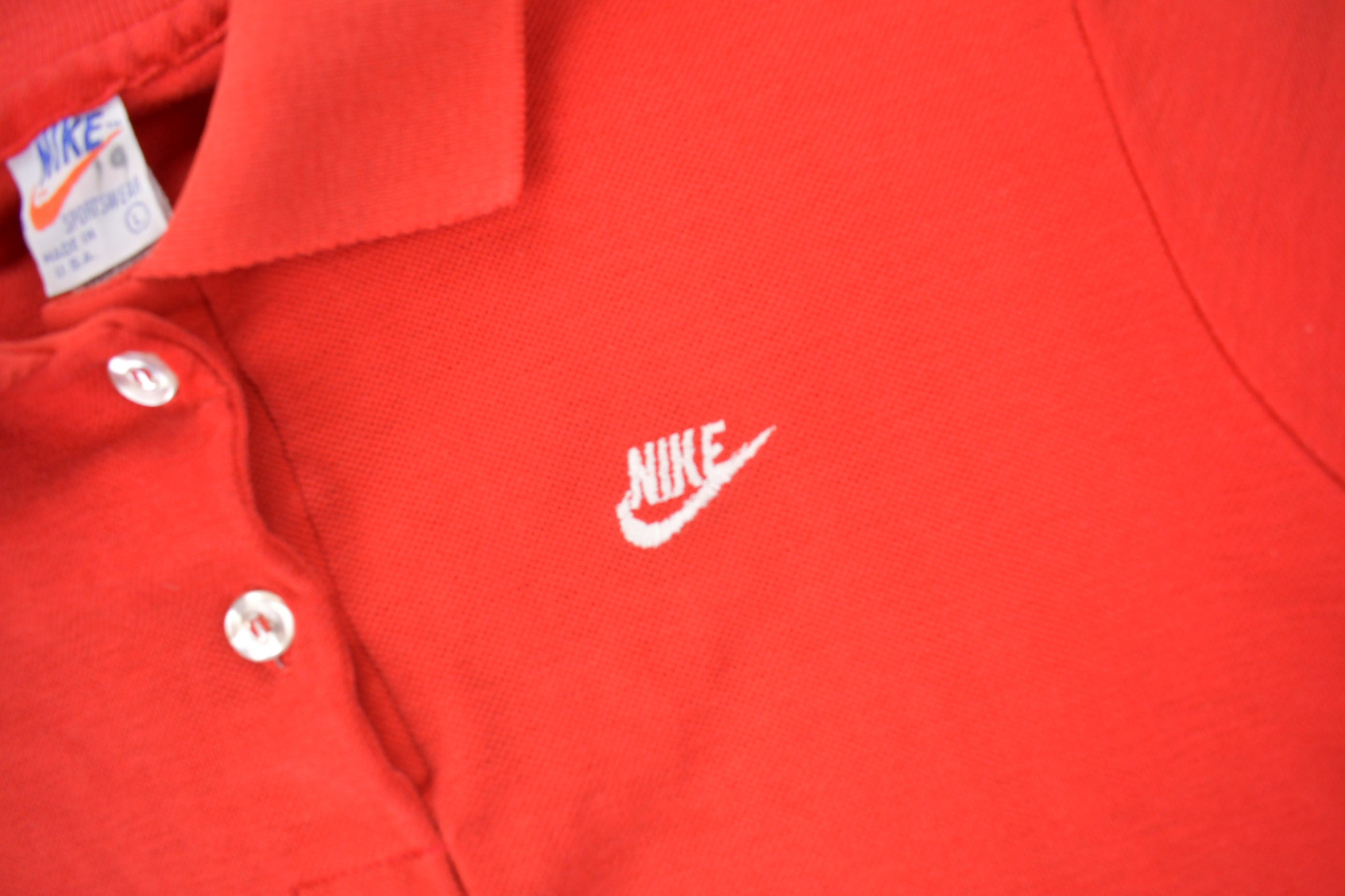 Vintage 1970s Nike Mini Logo Golf Shirt