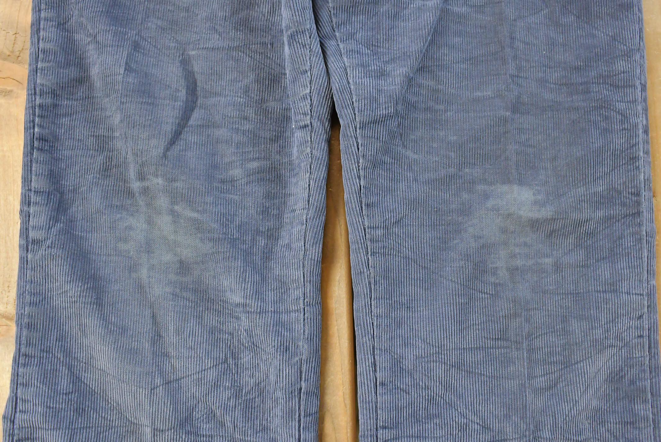 Vintage 1970s Lee Bell Bottom Corduroy Trousers Men's 31 x 30