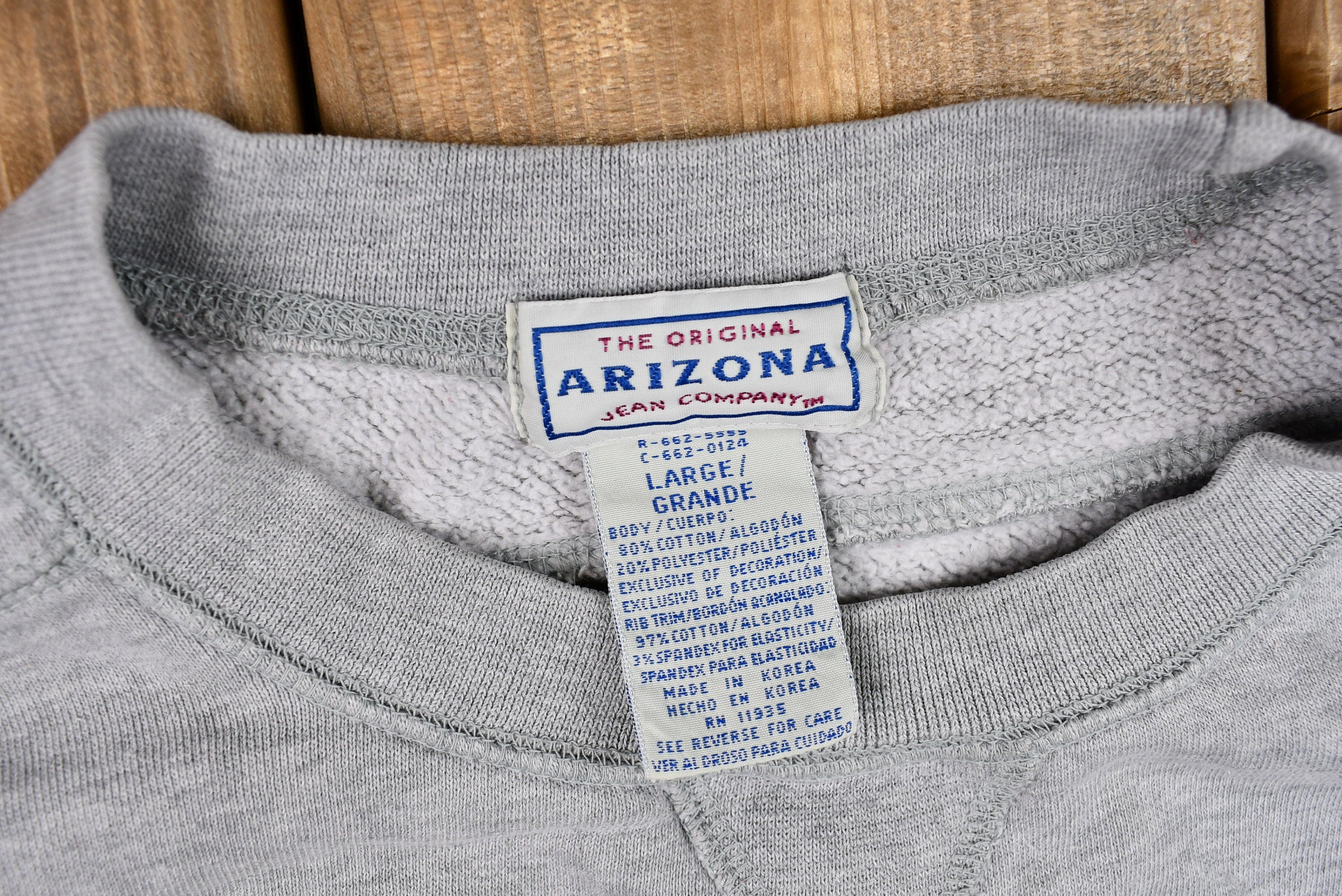 Vintage 1990s Embroidered Arizona Crewneck Sweatshirt  90s Streetwear Fashion  Vacation Tee  Travel & Tourism