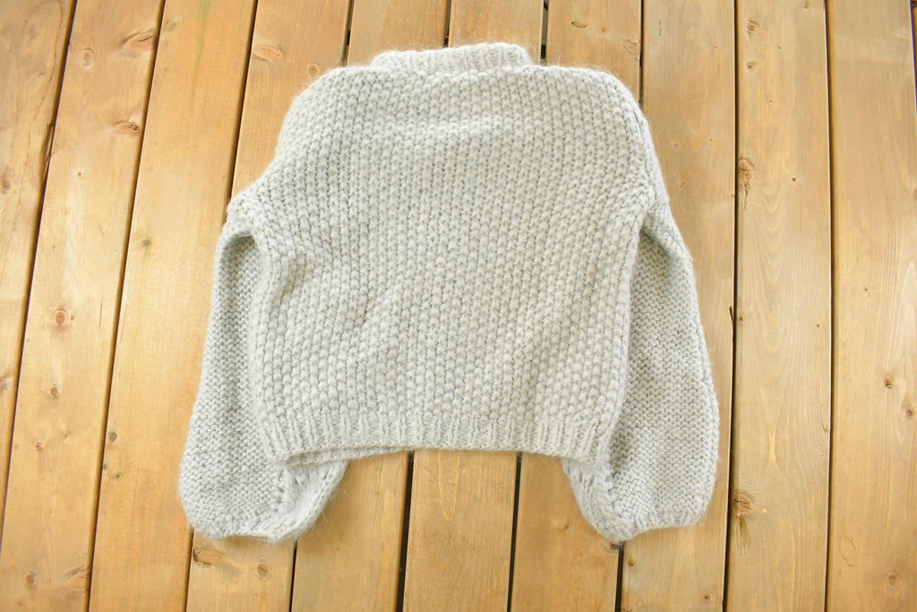 Vintage 2000s Ganni Wool Mohair Knit Mockneck Sweater Women's Large