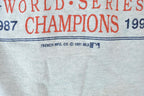 Vintage 1991 Minnesota Twice World Series Champions MLB Crewneck Sweatshirt