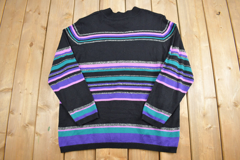 Vintage 1990's Alfred Dunner Abstract Knit Sweater