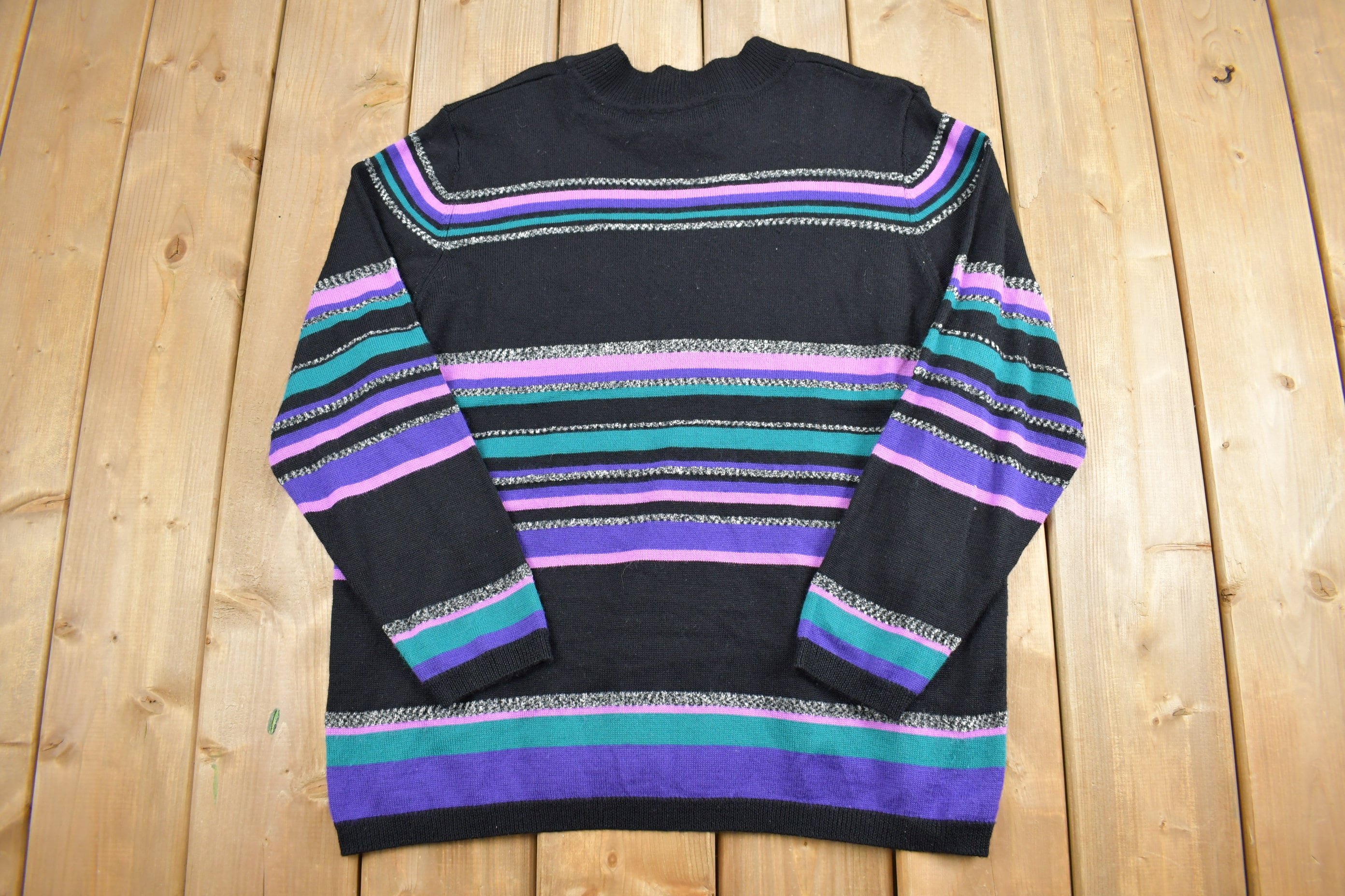 Vintage 1990's Alfred Dunner Abstract Knit Sweater