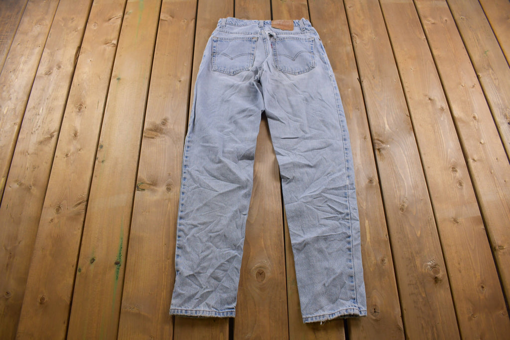 Vintage 1990s Levi's 550 Red Tab Distressed Jeans Size 26 x 32