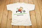 Vintage 1992 Barcelona Olympics Soccer Theme Graphic T Shirt