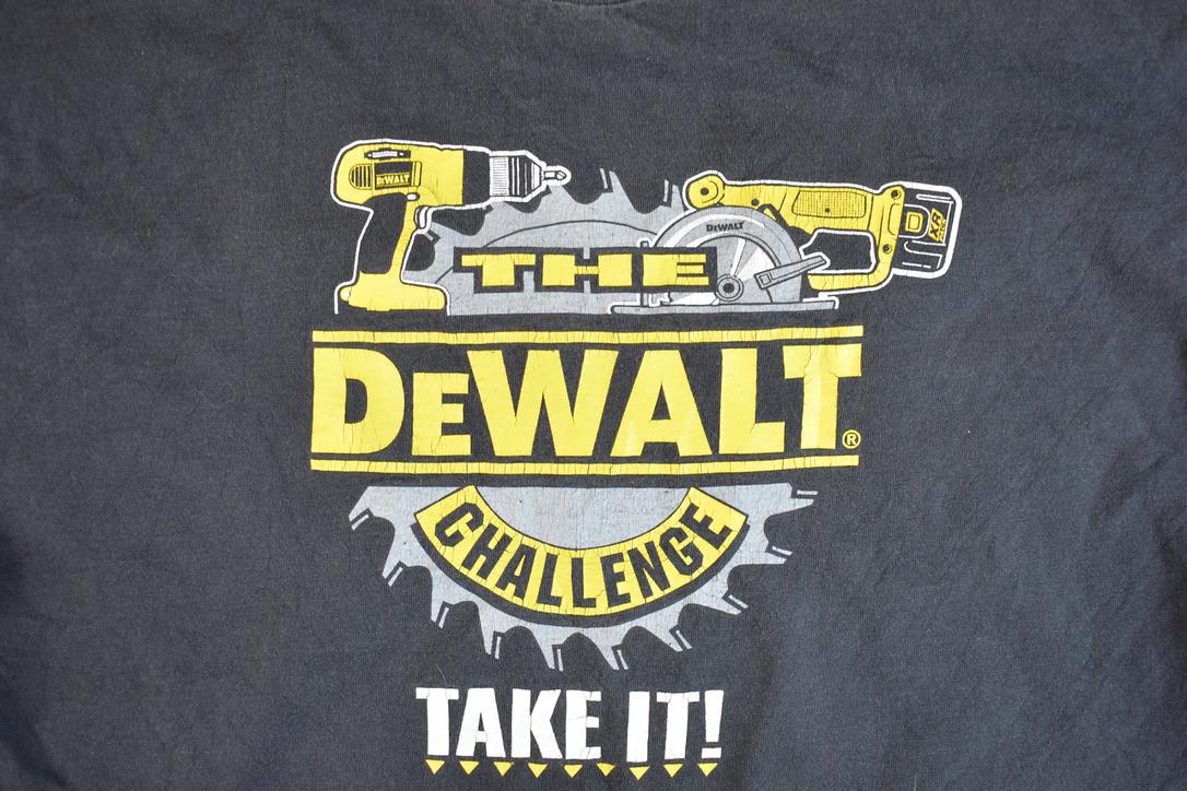 Vintage 1990s Dewalt Cordless Not Gutless Graphic T-Shirt
