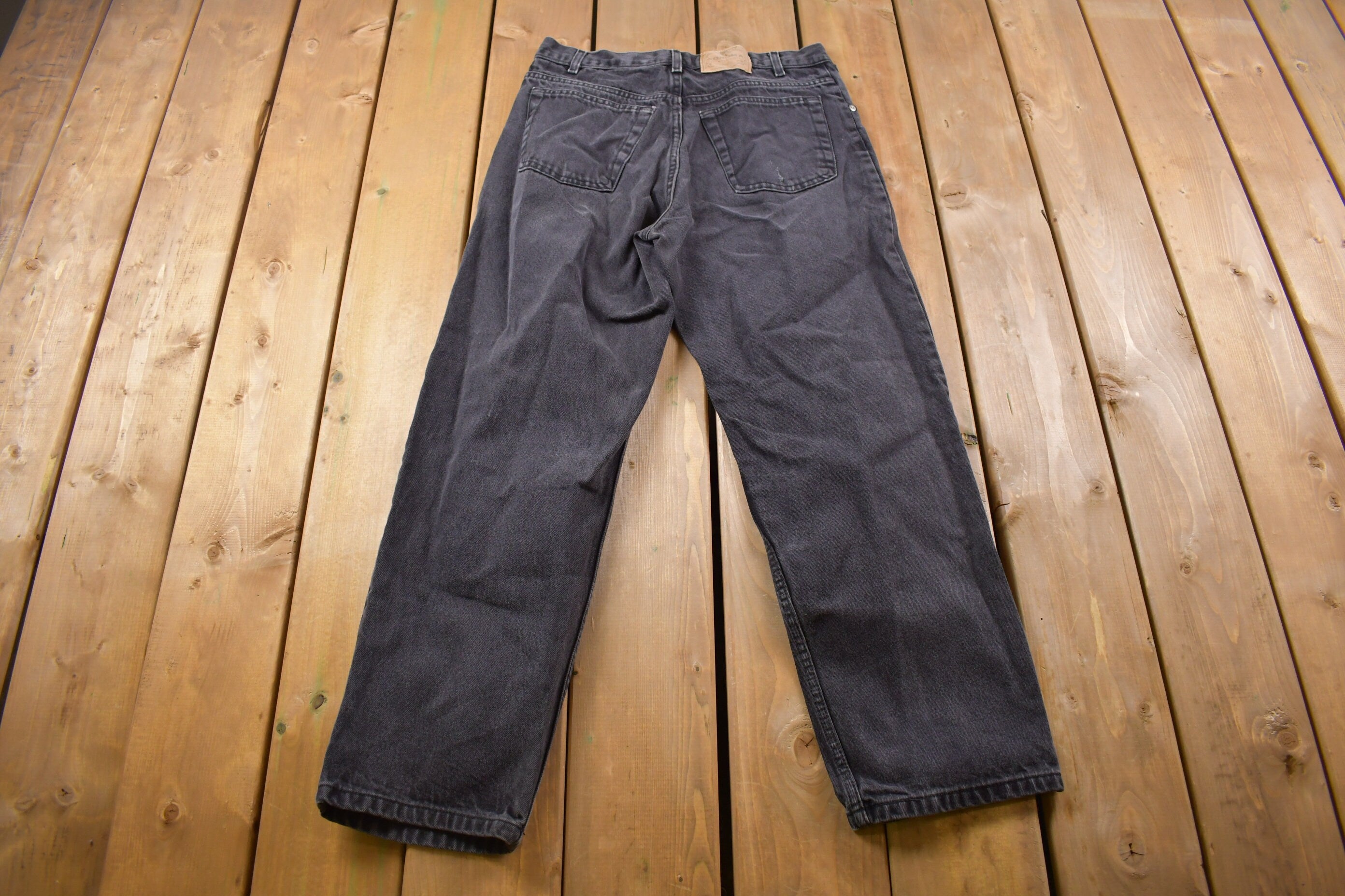 Vintage 1990's Sonoma Black Stone Wash Jeans 30 x 27