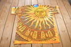 Vintage 1992 Astrology Sun and Moon All Over Print Graphic T Shirt