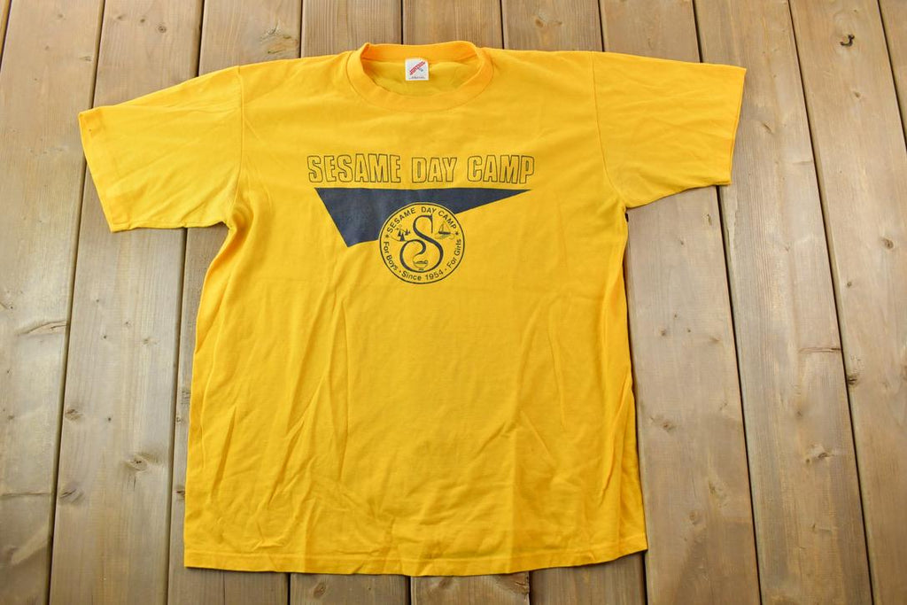 Vintage 1990s Sesame Day Camp Souvenir T-Shirt