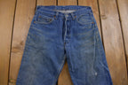 Vintage 1990s Levi's 501 Red Tab Jeans Size 28 x 27