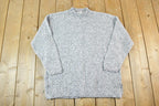 Vintage 1990s St Johns Bay Knit Abstract Pattern Crewneck Sweater Mens L