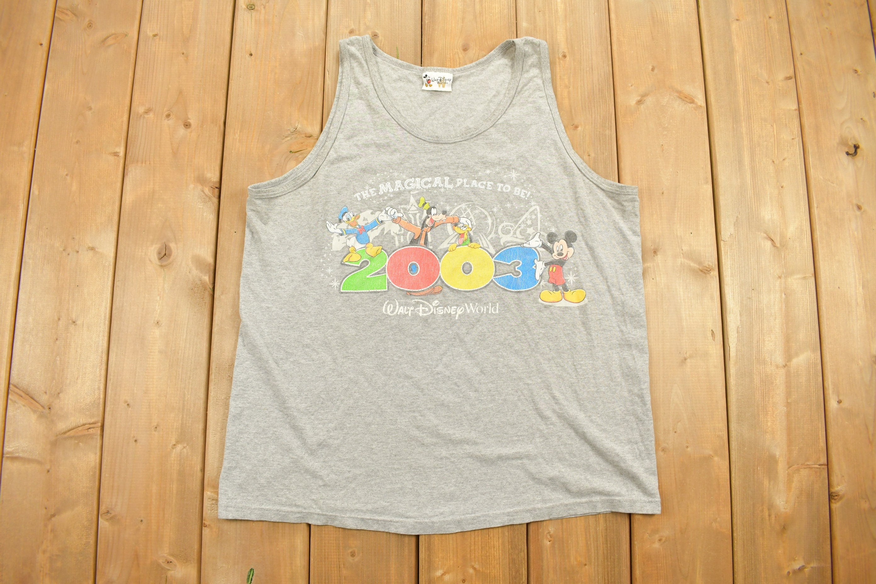 Vintage 2003 Walt Disney World Tank Top Shirt