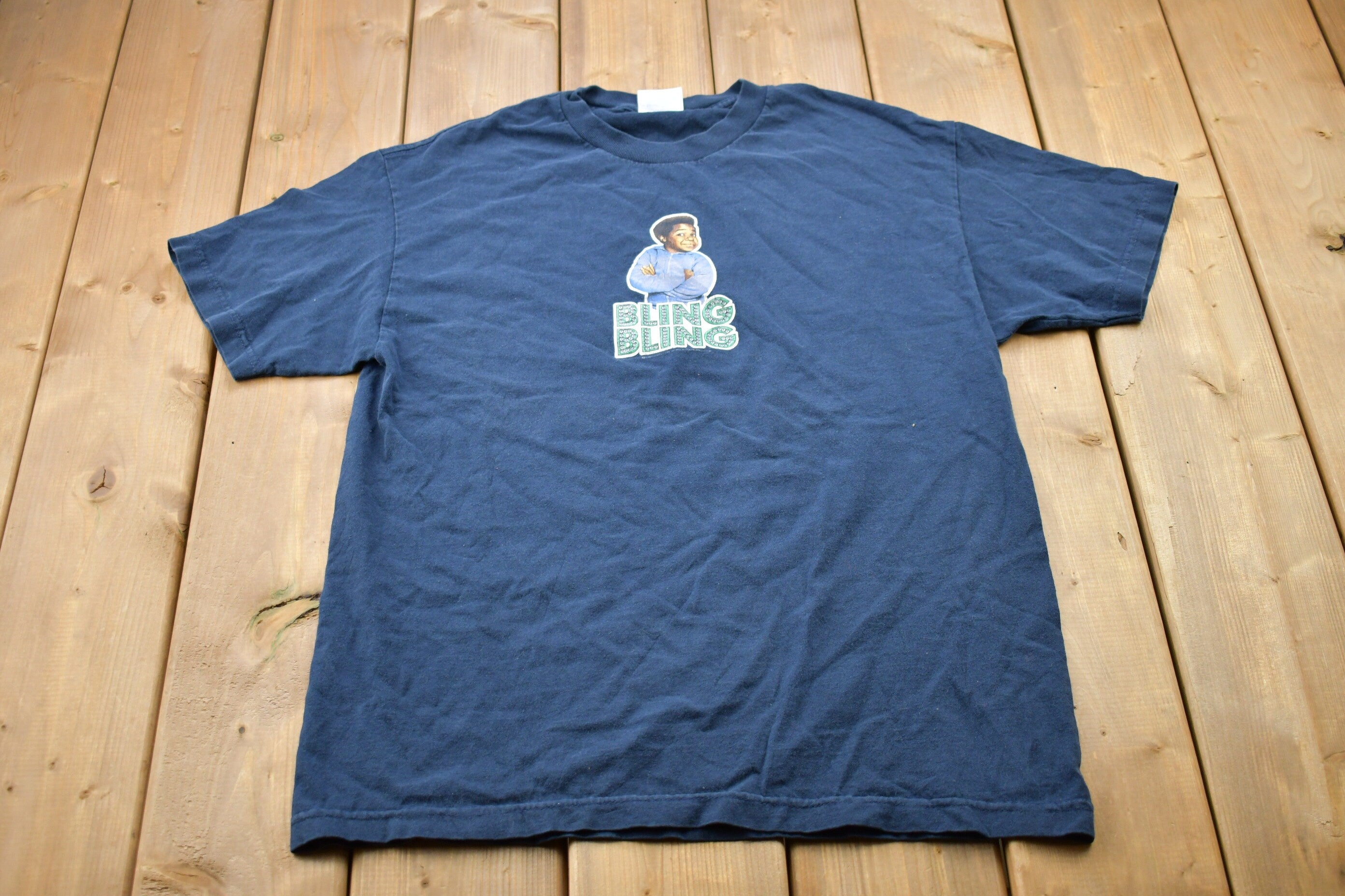 Vintage 1990s Bling Bling Graphic T-Shirt