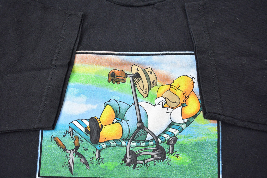 Vintage 1990 Perseverance Homer Simpson Graphic T-Shirt