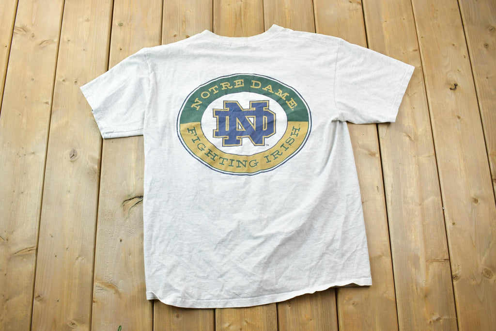 Vintage 1990s Notre Dame Fighting Irish Jansport University Collegiate T-Shirt / NCAA Tee / Americana / Sportswear