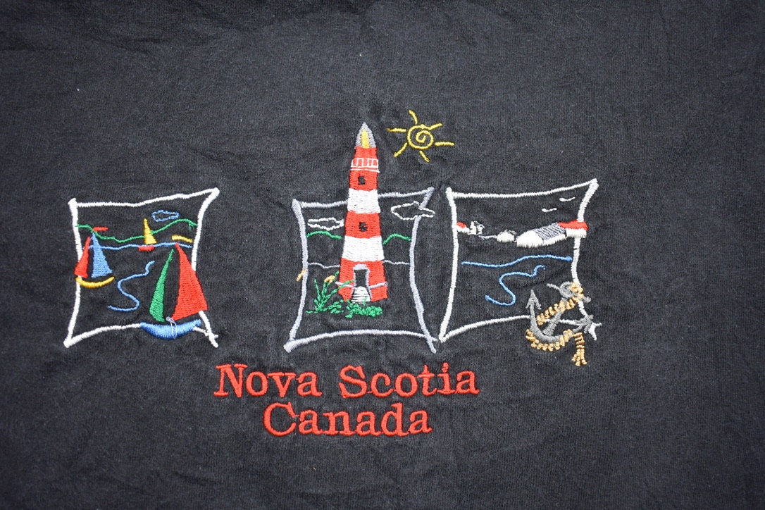 Vintage 1990s Nova Scotia Canada T-Shirt