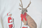 Vintage 1990s Anne Geddes Christmas Crewneck Sweatshirt Made In USA