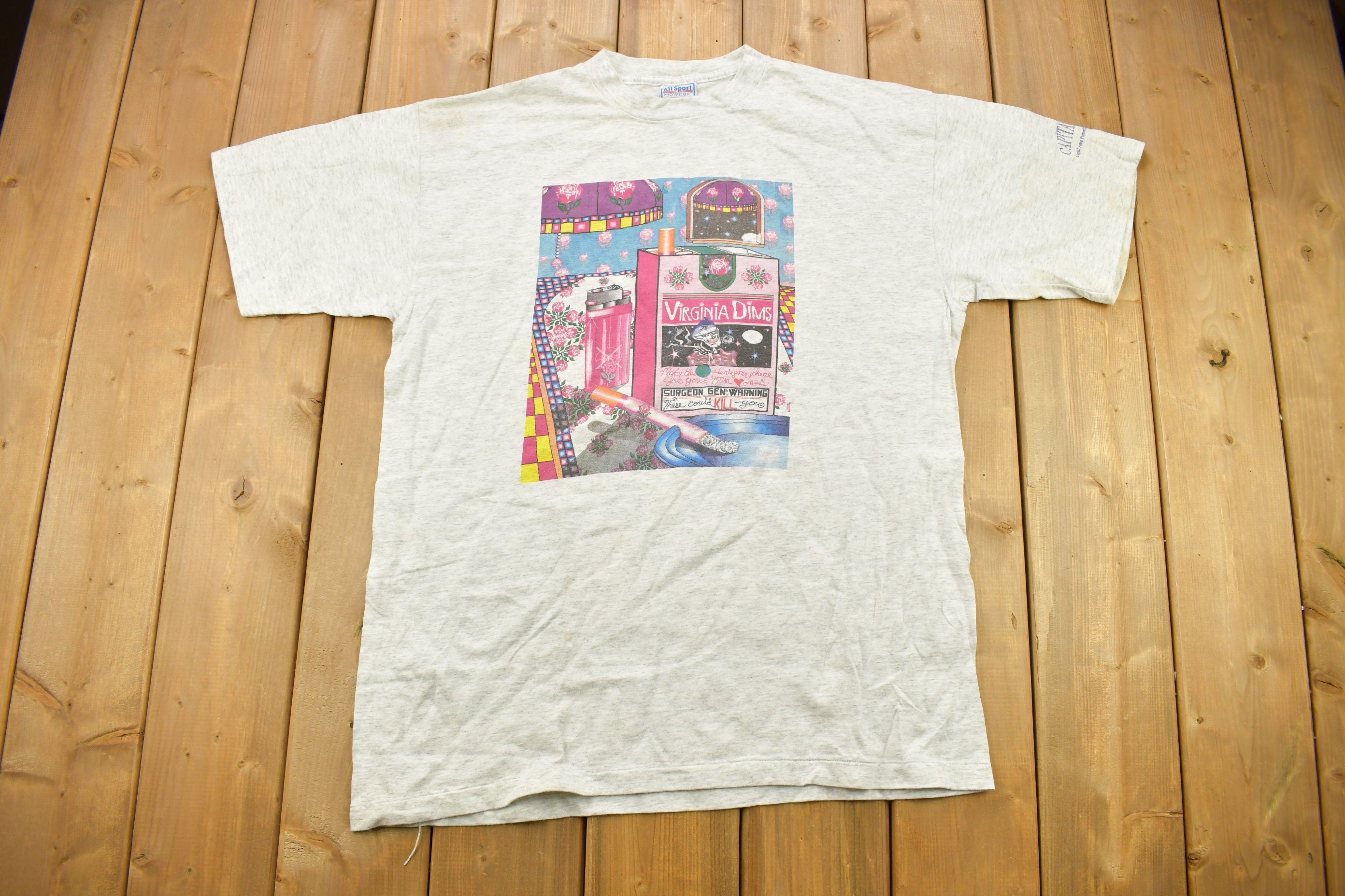 Vintage 1990s "Don't Be A Tobacco Sucker" Graphic T Shirt