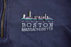 Vintage 1990s Boston Skyline Quarter Zip Sweatshirt