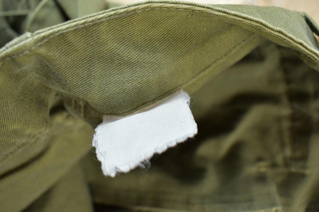 Vintage 1970s Army Olive Cargo Pants Size 42 x 28