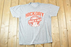 Vintage 1990s Hickory Hornets Track And Field Souvenir T-Shirt Men's L