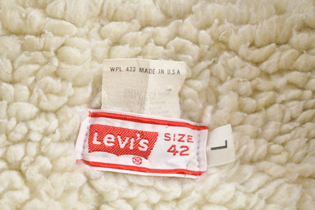 Vintage 1980s Levi's Sherpa Denim Jacket