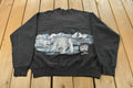 Vintage 1990s Alaska Polar Bears Graphic Print AOP Crewneck Sweatshirt Mens L
