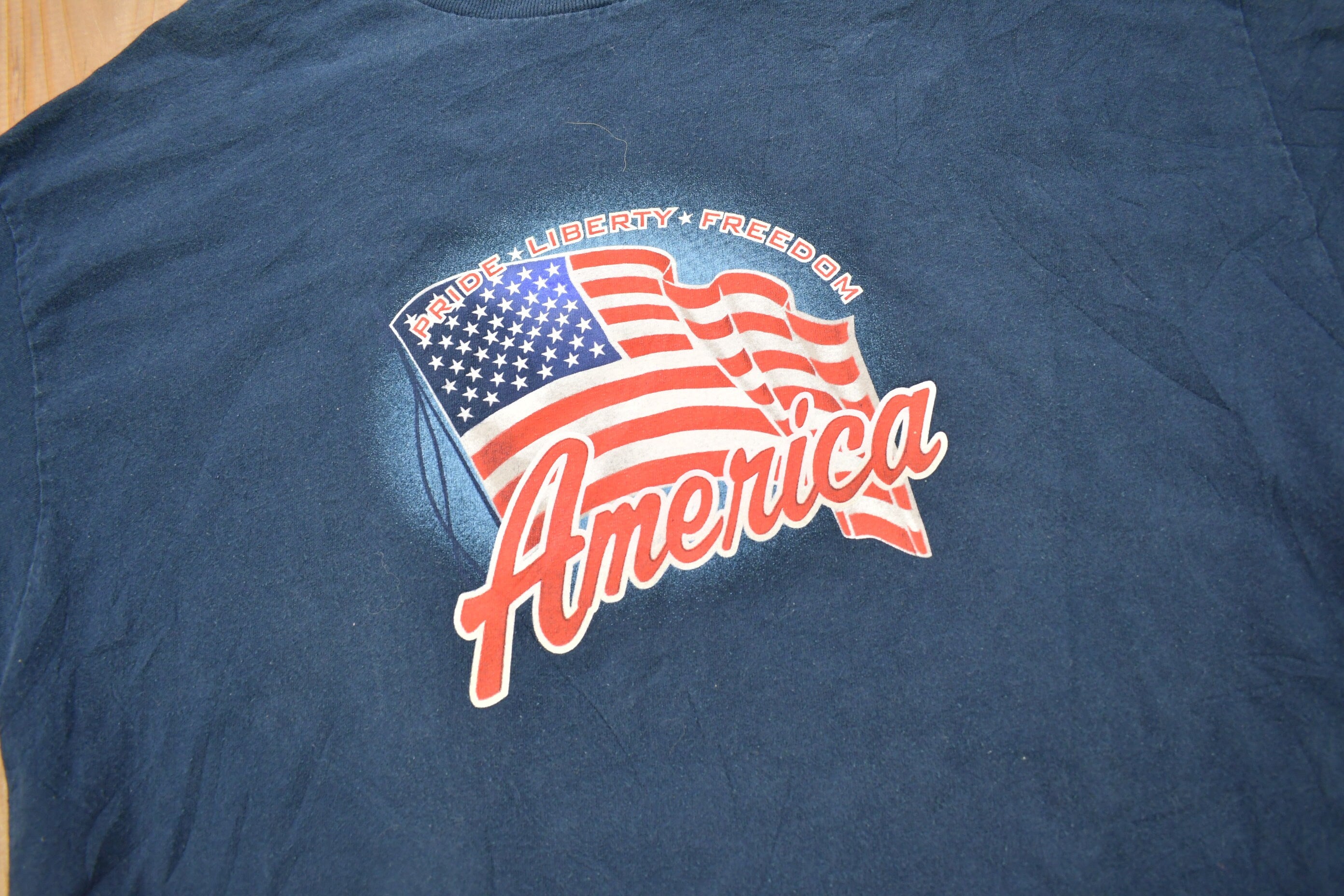 Vintage 1990s America Graphic T Shirt