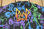 Vintage 1992 The Grateful Dead Dead Spaces All Over Print Graphic T-Shirt Men's XL