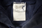 Vintage 1990s Navy Blue Nike Mid Swoosh Hoodie / Vintage Nike / Distressed / Streetwear / Athleisure / Spell Out