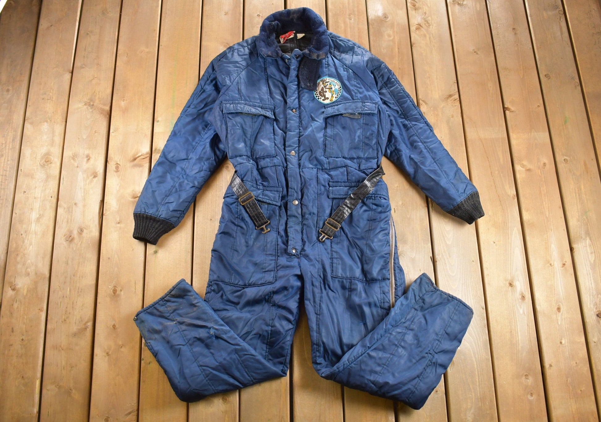 Vintage 1970s Walls Blizzard Pruf Insulated Jumpsuit