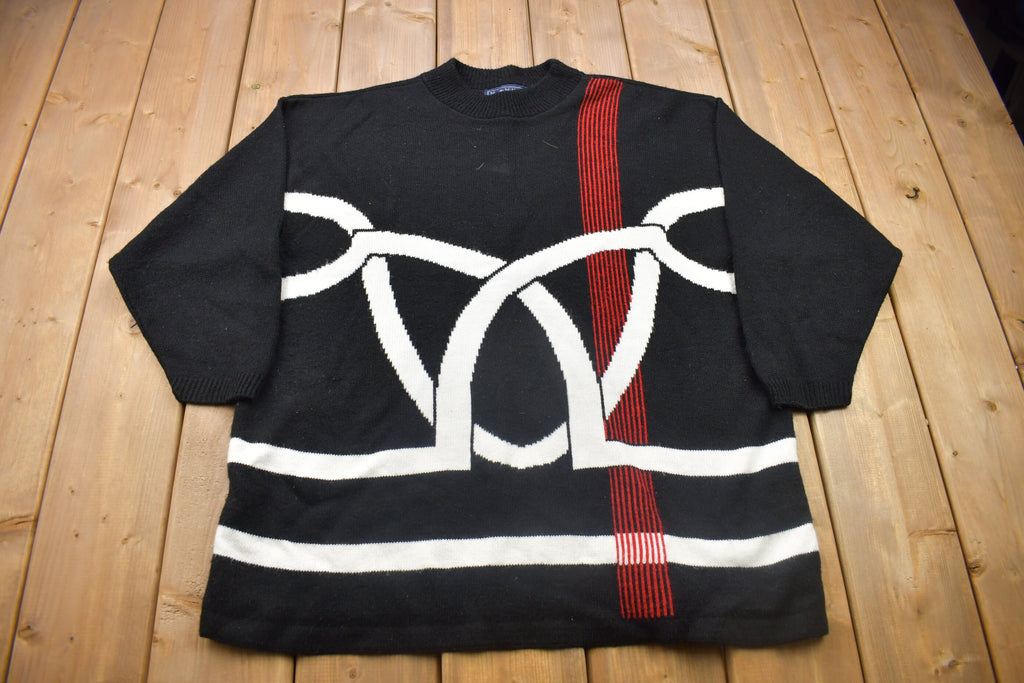 Vintage 1990s Maggie McNaughton Knitted Crewneck Sweater
