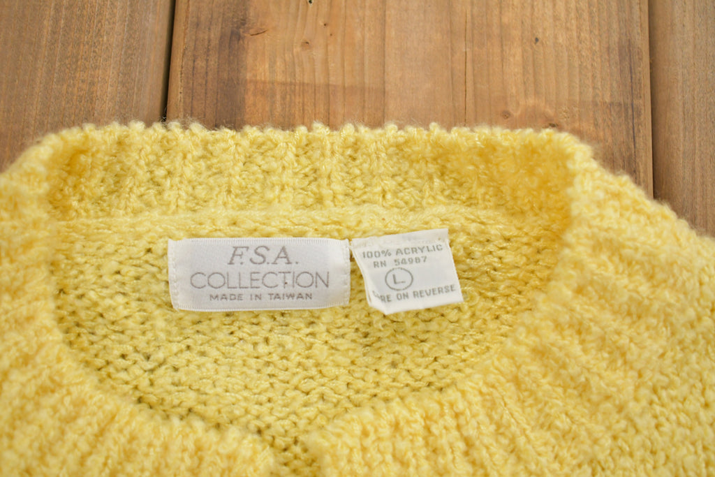 Vintage 1980s FSA Collection Knitted Sweater