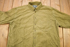 Vintage 1990s Olive Green Blank Woolrich Button Up Shirt