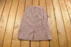 Vintage 1970s Prestige Of Boston Plaid Skirt Size 24