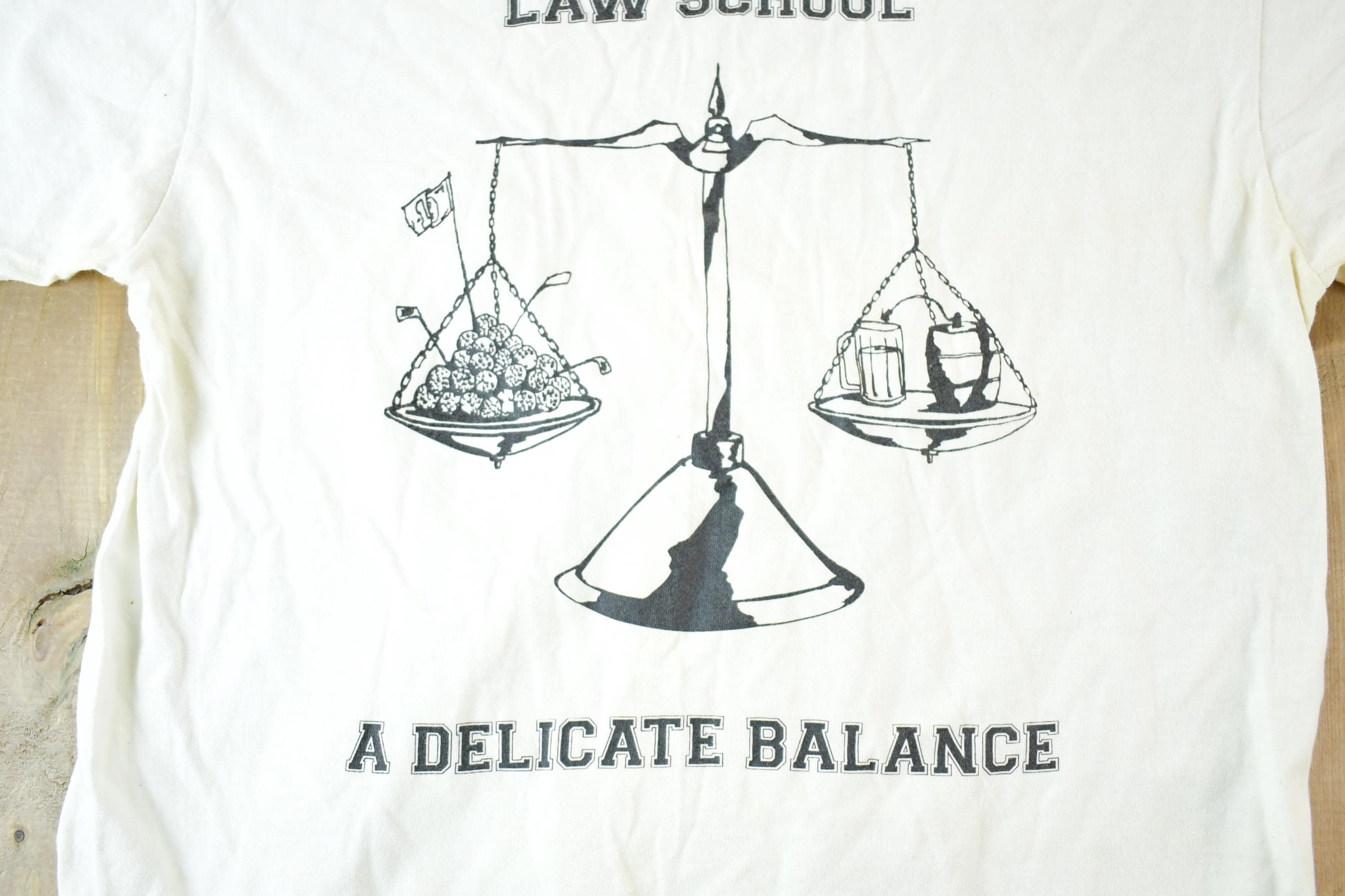 Vintage 1990s St John's Law A Delicate Balance Souvenir T-Shirt Men's L