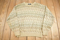 Vintage TSR USA Abstract Knit Sweater