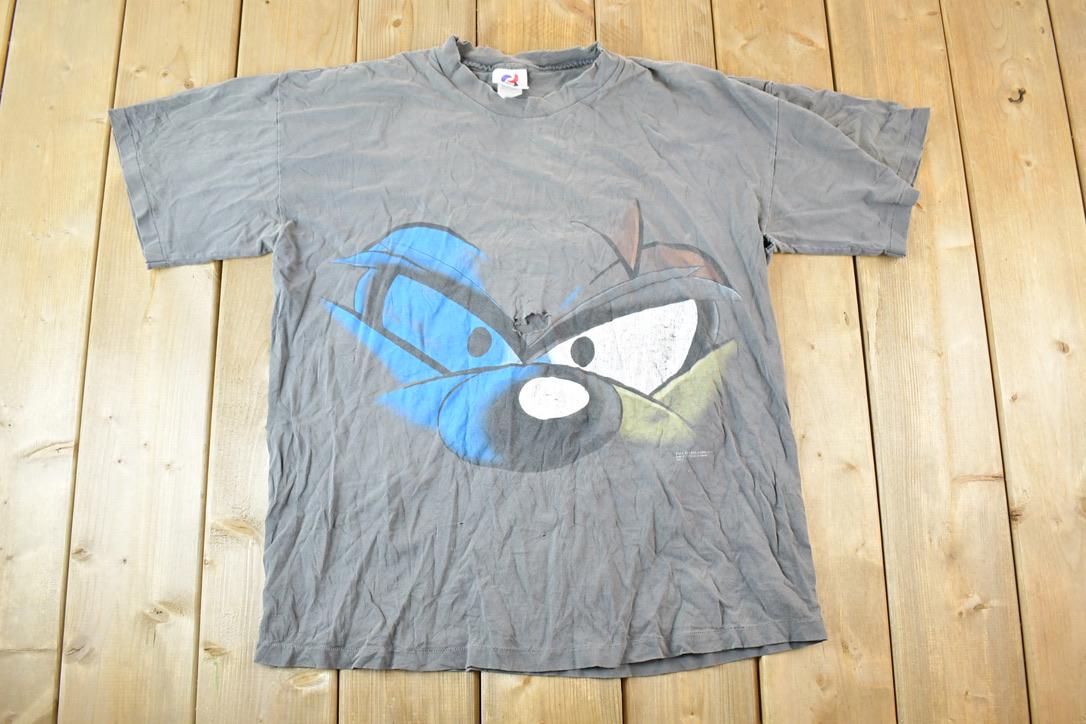 Vintage 1990s Taz Looney Tunes Sun Faded T Shirt Mens L
