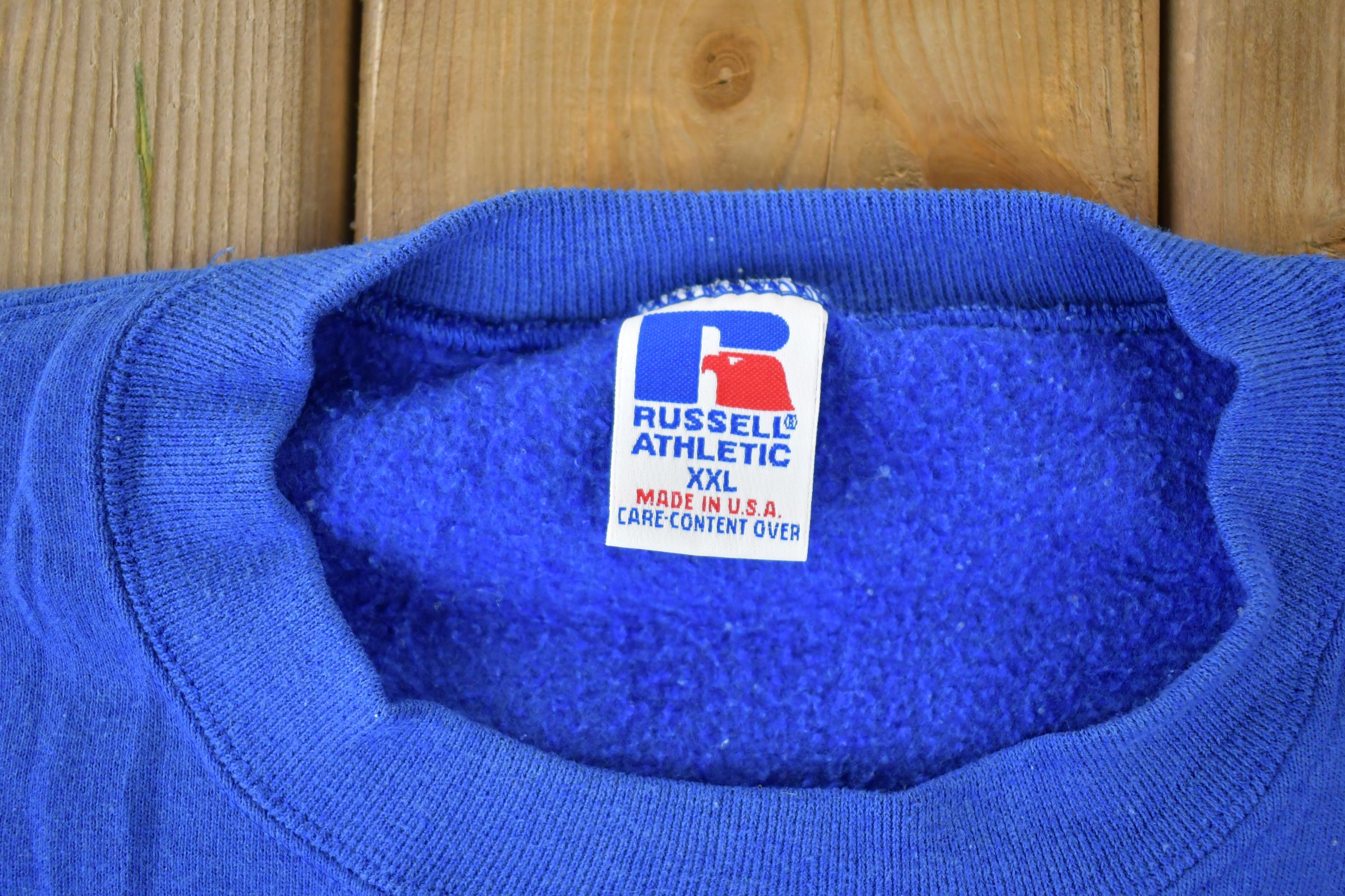 Vintage 1990s W Rebels Russell University Collegiate Heavyweight Crewneck