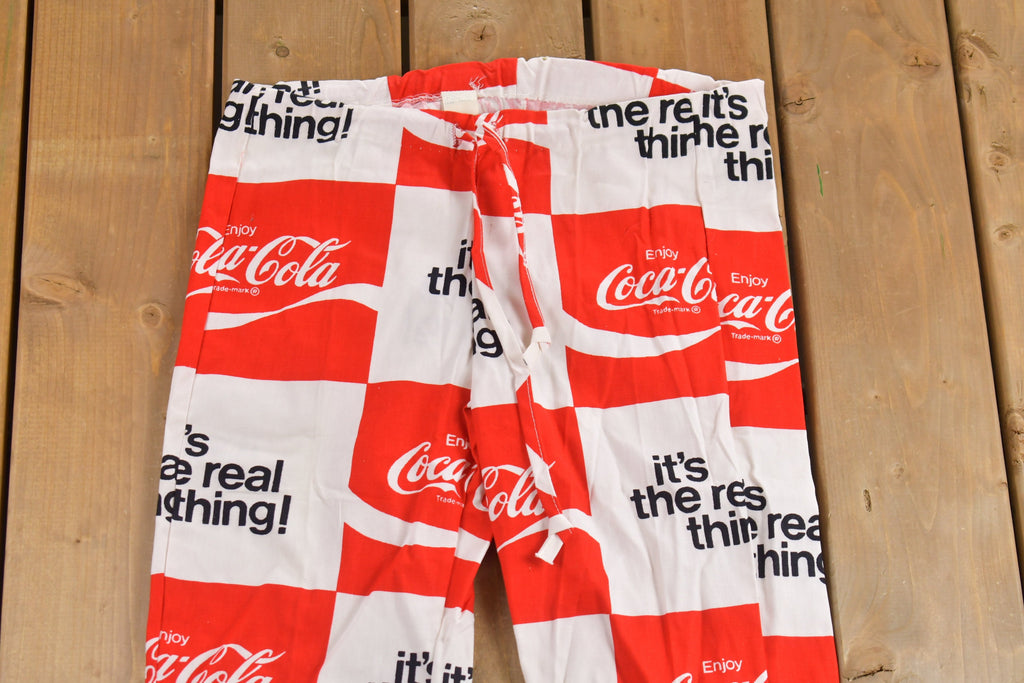 Deadstock Vintage 1970s Coca Cola Flared Trousers Size 32 x 31.5