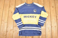 Vintage 1990s Mickey Champion Classic Sports Embroidered Disney Crewneck Sweater Men's L