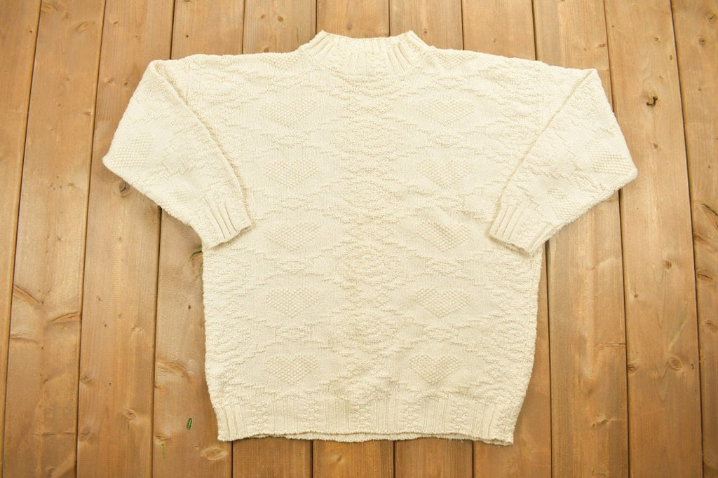 Vintage 1990s White Stag Knitted Crewneck Sweater